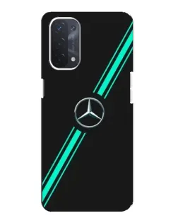 Чехол для OPPO A54 (5G) с картинкой «Спортивные линии Mercedes»