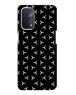 Чехол для OPPO A54 (5G) с картинкой «Mercedes паттерн звезд»