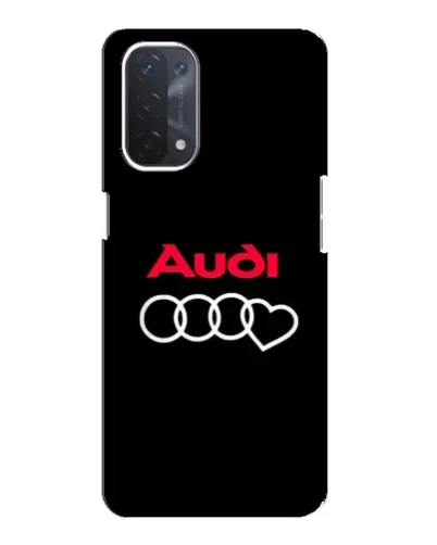 Чехол для OPPO A54 (5G) с картинкой «Логотип Audi Heart»