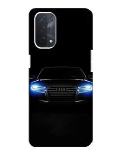 Чехол для OPPO A54 (5G) с картинкой «Audi в неоне» Чехол для OPPO A54 (5G) с картинкой «Audi в неоне»