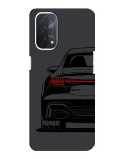 Чехол для OPPO A54 (5G) с картинкой «Задняя часть Audi — арт» Чехол для OPPO A54 (5G) с картинкой «Задняя часть Audi — арт»