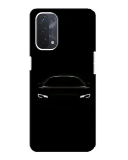 Чехол для OPPO A54 (5G) с картинкой «Взгляд Audi в темноте» Чехол для OPPO A54 (5G) с картинкой «Взгляд Audi в темноте»