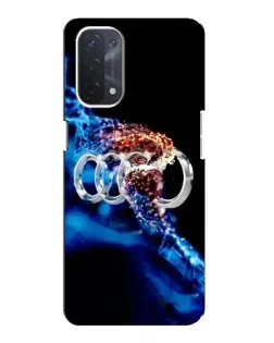 Чехол для OPPO A54 (5G) с картинкой «Энергия лого Audi» Чехол для OPPO A54 (5G) с картинкой «Энергия лого Audi»