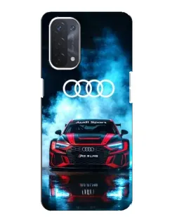 Чехол для OPPO A54 (5G) с картинкой «Audi Sport — неон» Чехол для OPPO A54 (5G) с картинкой «Audi Sport — неон»