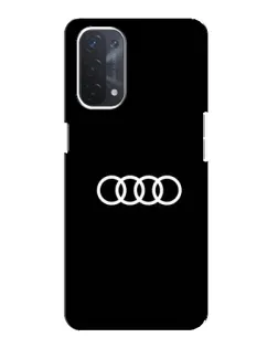 Чехол для OPPO A54 (5G) с картинкой «Audi White Logo» Чехол для OPPO A54 (5G) с картинкой «Audi White Logo»