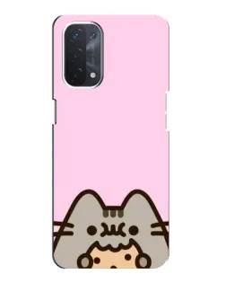 Чохол для OPPO A54 (5G) з картинкою «Pusheen та печиво» Чохол для OPPO A54 (5G) з картинкою «Pusheen та печиво»