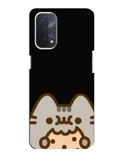 Чохол для OPPO A54 (5G) з картинкою «Пушин на чорному» Чохол для OPPO A54 (5G) з картинкою «Пушин на чорному»