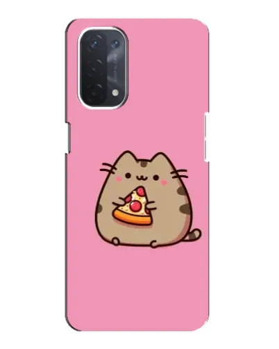 Чехол для OPPO A54 (5G) с картинкой «Пушин с пиццей»
