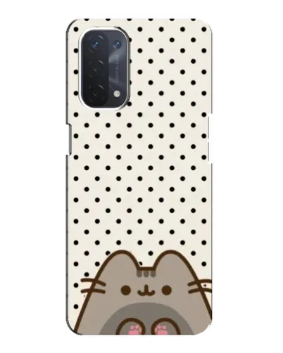 Чехол для OPPO A54 (5G) с картинкой «Пушин в горошек»