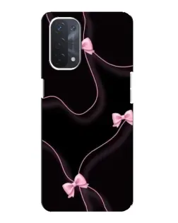 Чехол для OPPO A54 (5G) с картинкой «Розовые ленты»