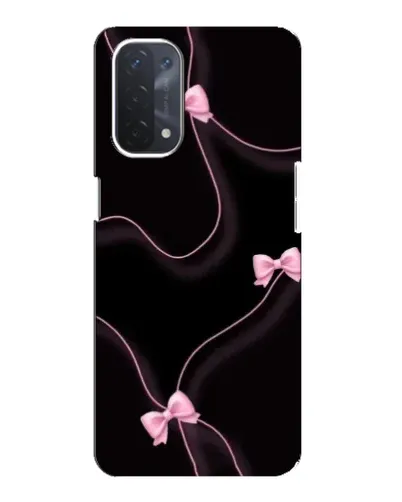 Чехол для OPPO A54 (5G) с картинкой «Розовые ленты»