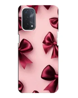 Чехол для OPPO A54 (5G) с картинкой «Бордовый атлас»