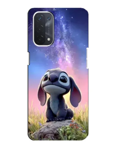 Чехол для OPPO A54 (5G) с картинкой «Стич на рассвете»