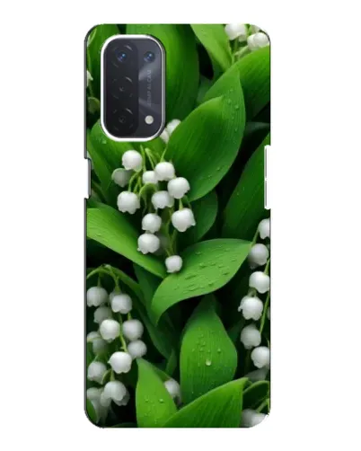 Чехол для OPPO A54 (5G) с картинкой «Ландыши в зелени»