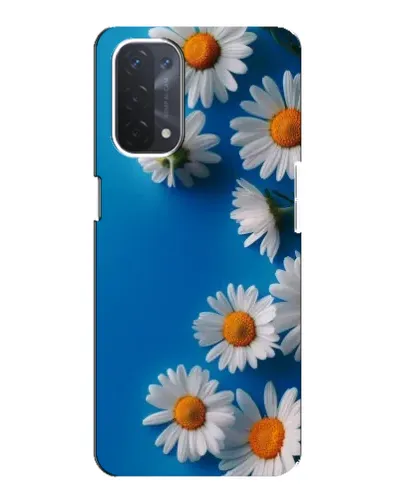 Чехол для OPPO A54 (5G) с картинкой «Белоснежные маргаритки»