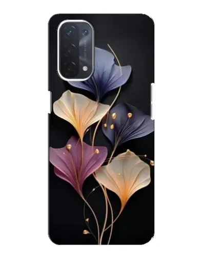 Чехол для OPPO A54 (5G) с картинкой «Лиловые цветы грации»