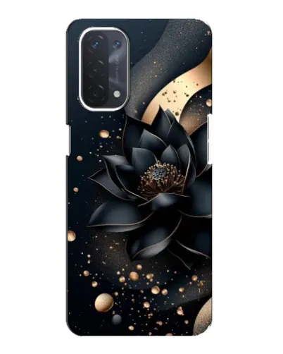 Чехол для OPPO A54 (5G) с картинкой «Черный лотос»