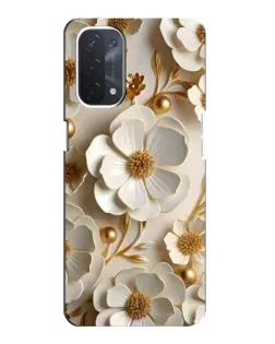 Чохол для OPPO A54 (5G) з картинкою «Білі паперові квіти» Чохол для OPPO A54 (5G) з картинкою «Білі паперові квіти»