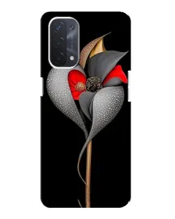 Чохол для OPPO A54 (5G) з картинкою «Срібна фантазійна квітка» Чохол для OPPO A54 (5G) з картинкою «Срібна фантазійна квітка»