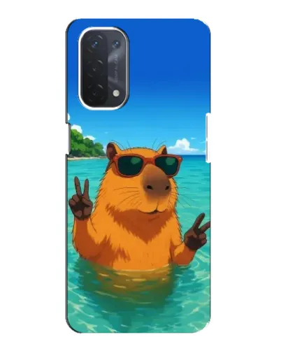 Чехол для OPPO A54 (5G) с картинкой «Морская капибара» Чехол для OPPO A54 (5G) с картинкой «Морская капибара»