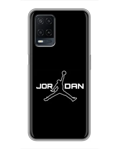 Чехол для OPPO A54 с картинкой «Nike Pink Swirl»