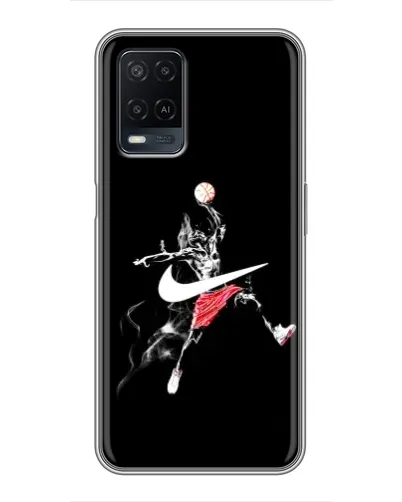 Чехол для OPPO A54 с картинкой «Jordan Jumpman»