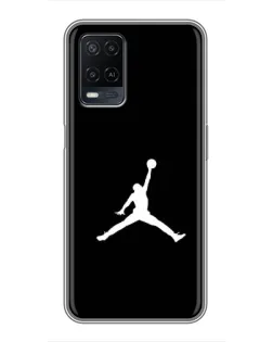 Чехол для OPPO A54 с картинкой «Jordan Silhouette»