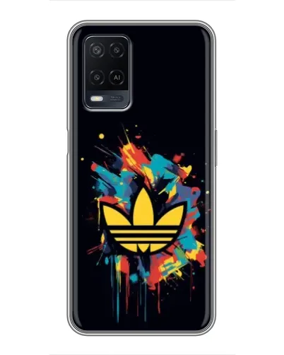 Чехол для OPPO A54 с картинкой «Adidas Splash»