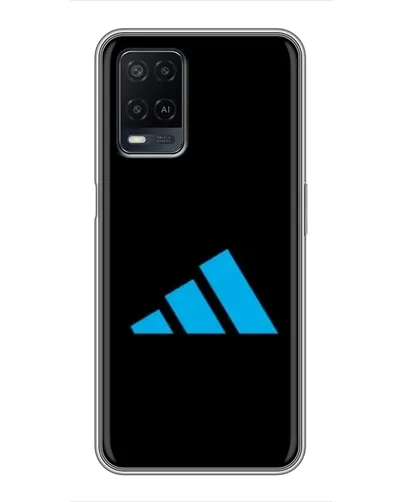 Чехол для OPPO A54 с картинкой «Adidas Cyan Logo»