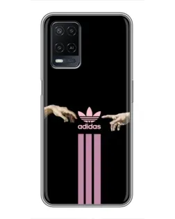 Чехол для OPPO A54 с картинкой «Adidas Hands»