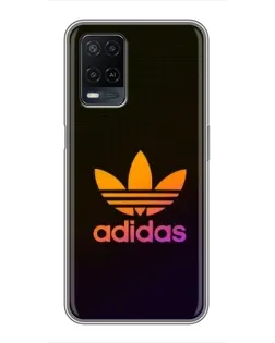 Чехол для OPPO A54 с картинкой «Градиент Adidas»