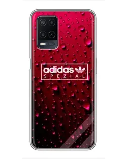 Чехол для OPPO A54 с картинкой «Adidas Gold Marble»