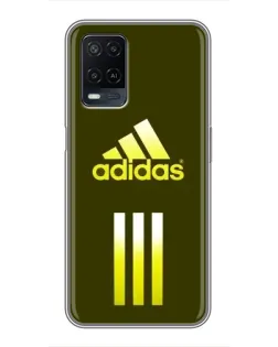 Чехол для OPPO A54 с картинкой «Оливковый градиент Adidas»