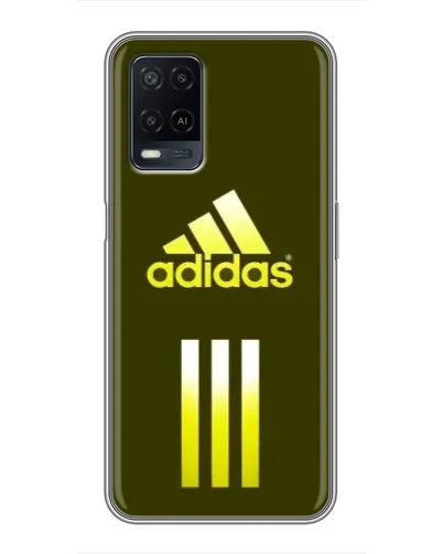 Чехол для OPPO A54 с картинкой «Оливковый градиент Adidas»