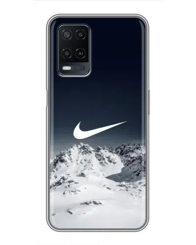 Чохол для OPPO A54 з картинкою «Nike — зимові гори» Чохол для OPPO A54 з картинкою «Nike — зимові гори»