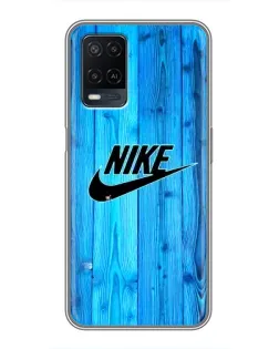 Чехол для OPPO A54 с картинкой «Голубое дерево Nike»