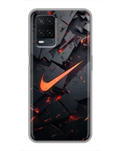 Чохол для OPPO A54 з картинкою «Nike — ефект розломів» Чохол для OPPO A54 з картинкою «Nike — ефект розломів»