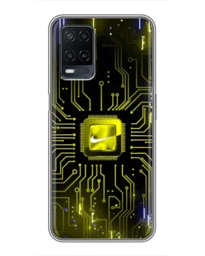 Чохол для OPPO A54 з картинкою «Nike — золота іскра» Чохол для OPPO A54 з картинкою «Nike — золота іскра»