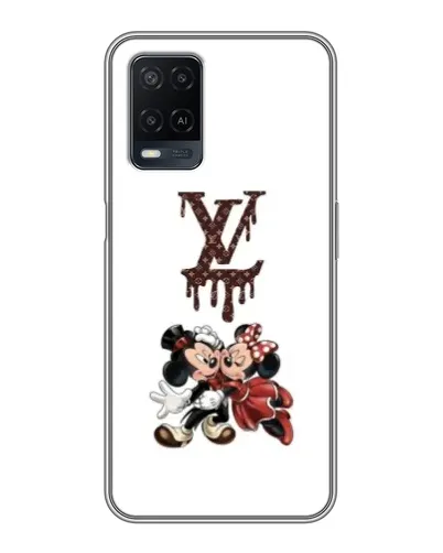 Чехол для OPPO A54 с картинкой «LV и Микки Маус»