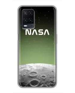 Чохол для OPPO A54 з картинкою «NASA — місячний градієнт» Чохол для OPPO A54 з картинкою «NASA — місячний градієнт»