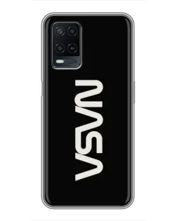 Чохол для OPPO A54 з картинкою «NASA — вертикальний логотип» Чохол для OPPO A54 з картинкою «NASA — вертикальний логотип»