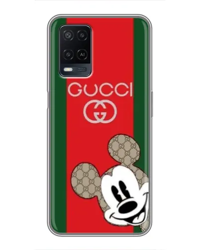 Чехол для OPPO A54 с картинкой «Gucci — полосы и Микки» Чехол для OPPO A54 с картинкой «Gucci — полосы и Микки»