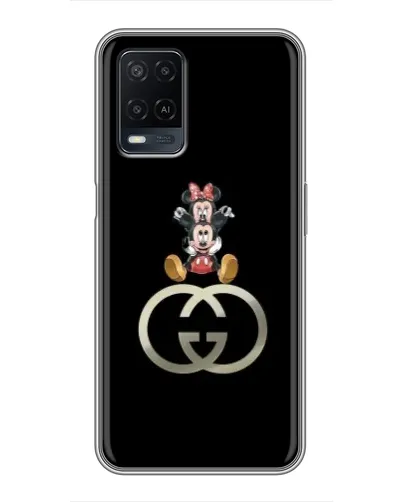Чехол для OPPO A54 с картинкой «Минни Маус на лого» Чехол для OPPO A54 с картинкой «Минни Маус на лого»