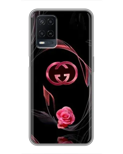 Чехол для OPPO A54 с картинкой «Gucci — неоновая роза» Чехол для OPPO A54 с картинкой «Gucci — неоновая роза»