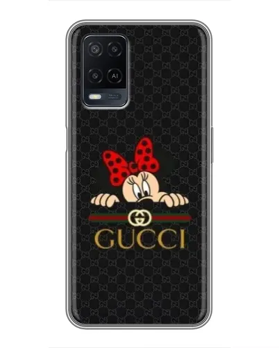 Чехол для OPPO A54 с картинкой «Минни Маус Gucci — черный» Чехол для OPPO A54 с картинкой «Минни Маус Gucci — черный»