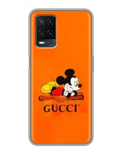 Чохол для OPPO A54 з картинкою «Міккі Маус Gucci — помаранч»