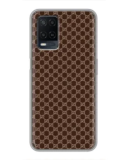 Чохол для OPPO A54 з картинкою «Gucci — шоколадна сітка»