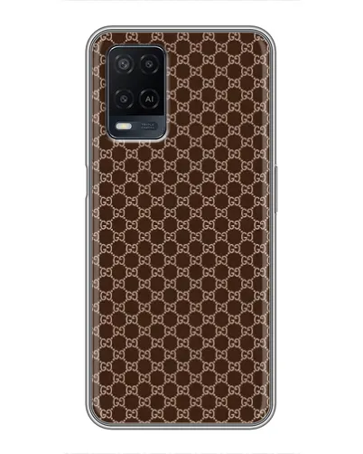 Чехол для OPPO A54 с картинкой «Gucci — шоколадная сетка» Чехол для OPPO A54 с картинкой «Gucci — шоколадная сетка»