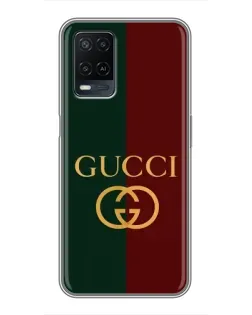 Чохол для OPPO A54 з картинкою «Gucci — темно-зелений градієнт»
