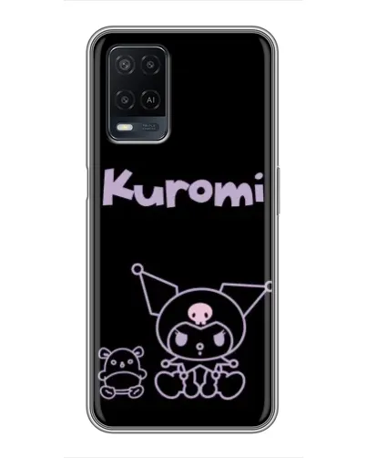 Чехол для OPPO A54 с картинкой «Kuromi — черный минимализм» Чехол для OPPO A54 с картинкой «Kuromi — черный минимализм»